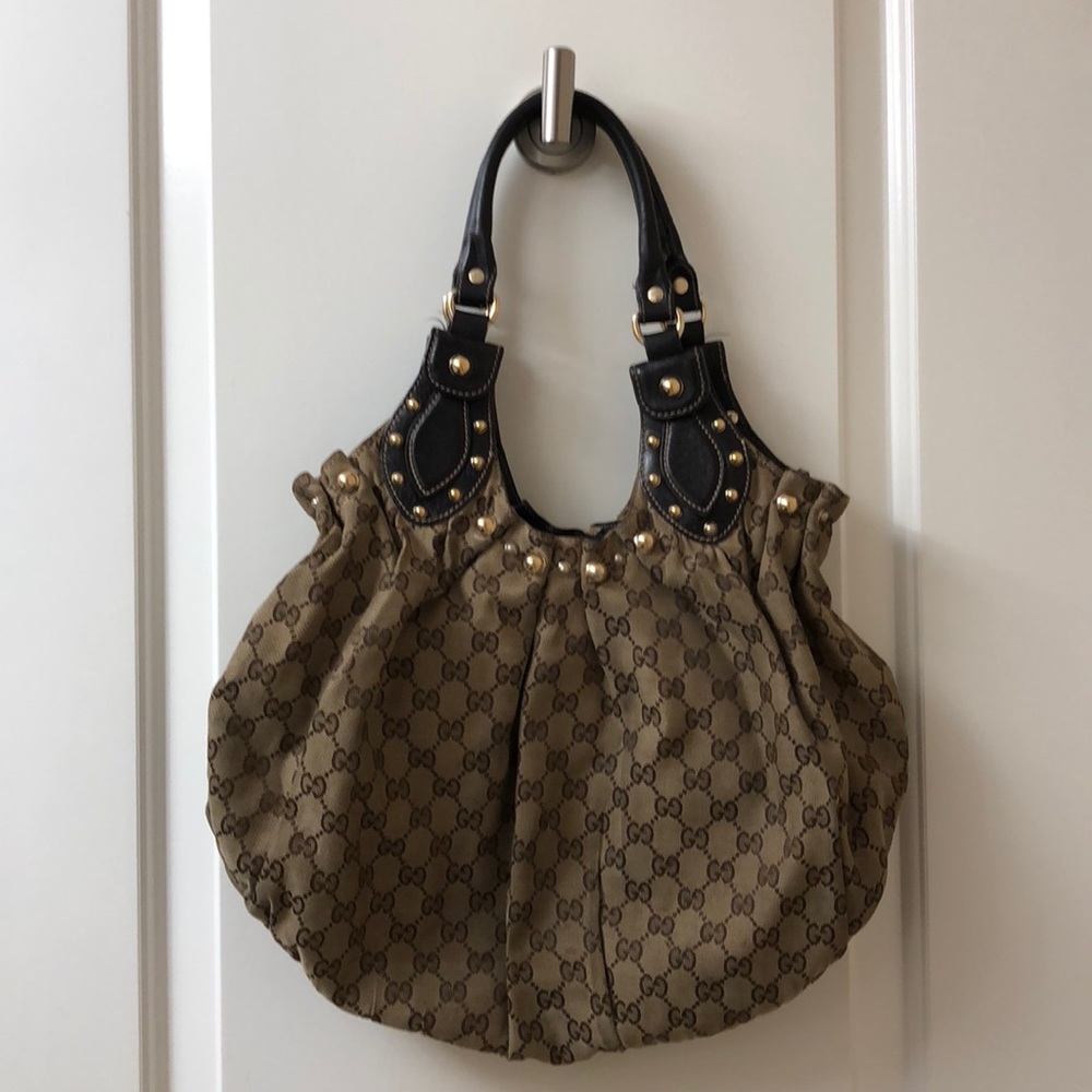 Authentic Gucci Studded Hobo
